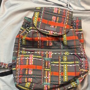 Vera Bradley Plaid Pattern Backpack